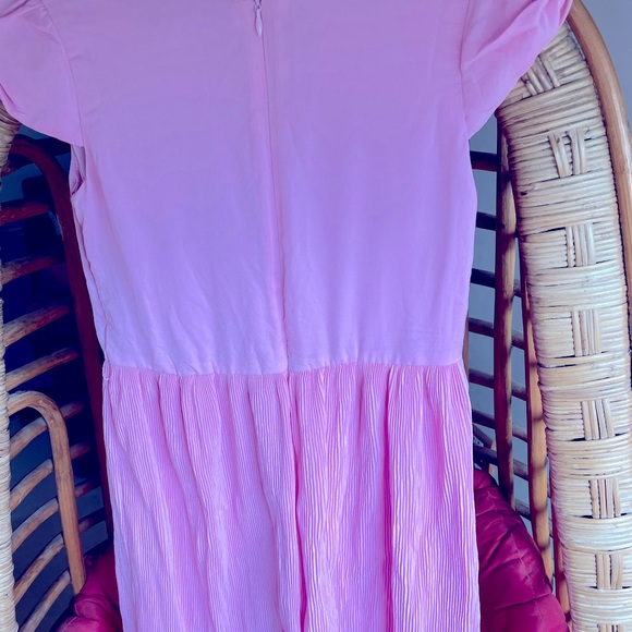 Brand New Pink party dress for 11-12 years old girls in soft polyester cloth - Picture 3 of 7